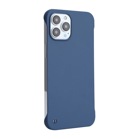 For iPhone 12 Pro Max ENKAY Matte Frameless Hard PC Case(Dark Blue) by ENKAY