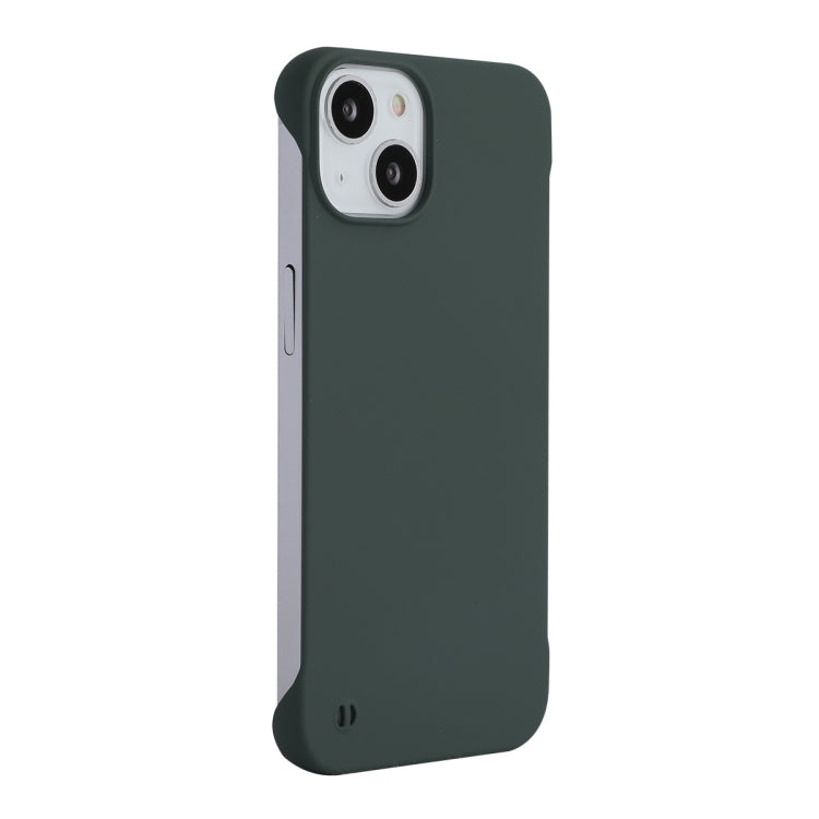 For iPhone 13 mini ENKAY Matte Frameless PC Phone Case (Dark Green) by ENKAY