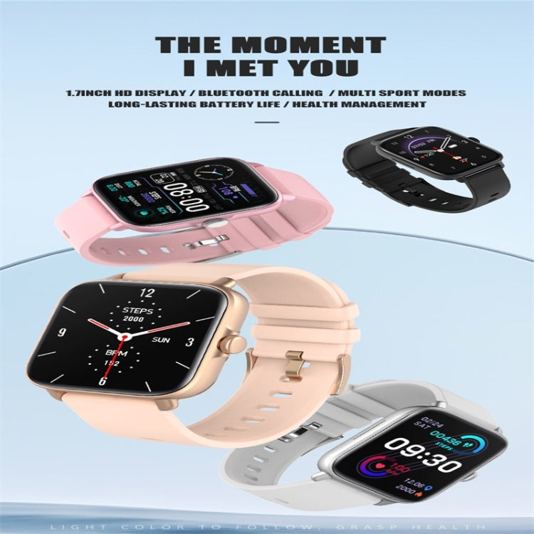 Y22 1.7inch IP67 Color Screen Smart Watch(Rose Gold) by bashfashion