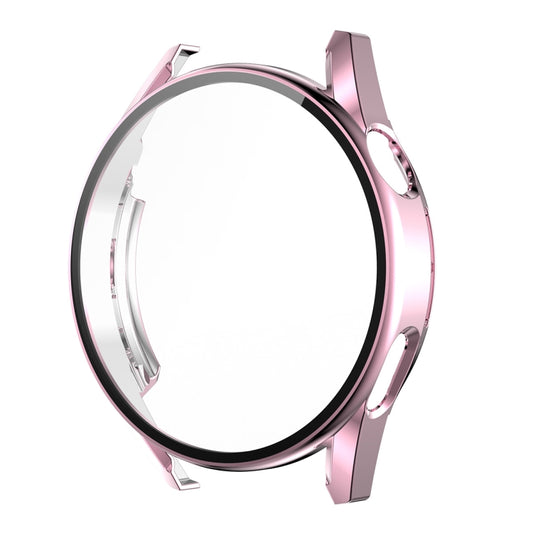 For Huawei Watch GT 3 42mm ENKAY PC Frame + Tempered Glass Protector Composite Case(Pink) by ENKAY