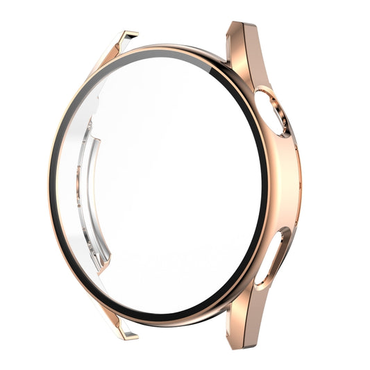 For Huawei Watch GT 3 42mm ENKAY PC Frame + Tempered Glass Protector Composite Case(Rose Gold) by ENKAY