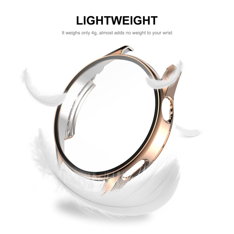 For Huawei Watch GT 3 46mm ENKAY PC Frame + Tempered Glass Protector Composite Case(Rose Gold) by ENKAY