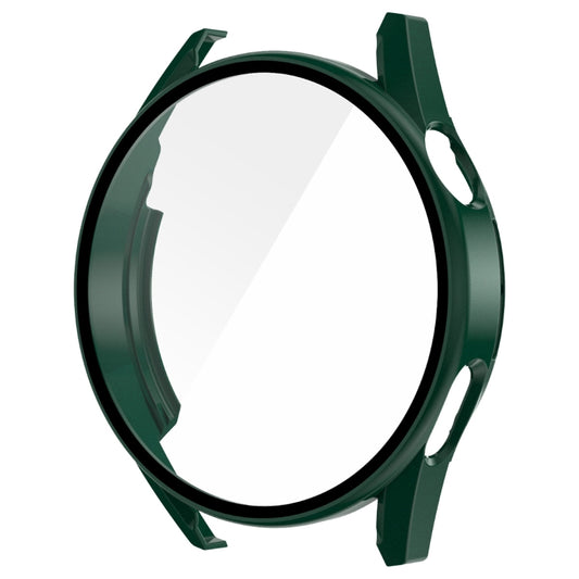 For Huawei Watch GT 3 42mm ENKAY Matte PC Frame + Tempered Glass Protector Case(Dark Green) by ENKAY
