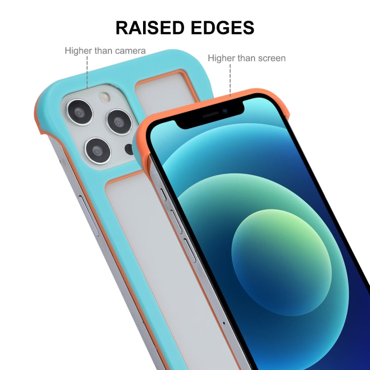 For iPhone 12 Pro Max ENKAY Frameless Hollow Shockproof PC Case(White) by ENKAY