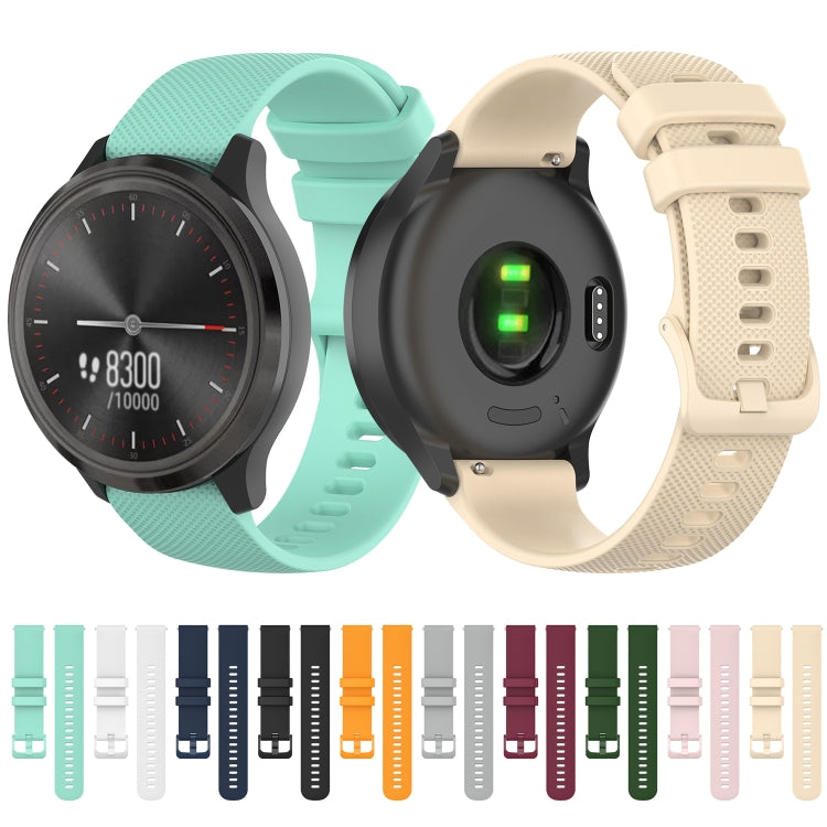 For Honor Magic Watch 2 46mm 22mm Checkered Silicone Watch Band(Black) by bashfashion