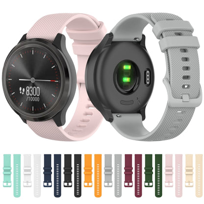 For Honor Magic 22mm Checkered Silicone Watch Band(Black) by bashfashion