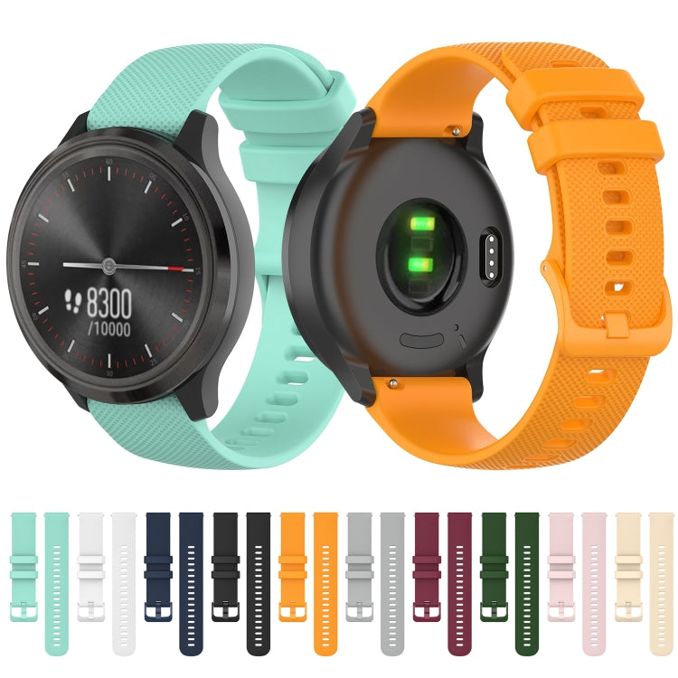 For Honor Watch Dream 22mm Checkered Silicone Watch Band(Black) by bashfashion