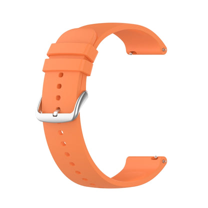 For Garmin Move Sport 20mm Solid Color Silicone Watch Band(Orange) by bashfashion