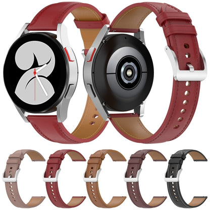 For Samsung Galaxy Gear S2 Classic Calf Texture Sewing Thread Watch Band(Light Brown) by bashfashion