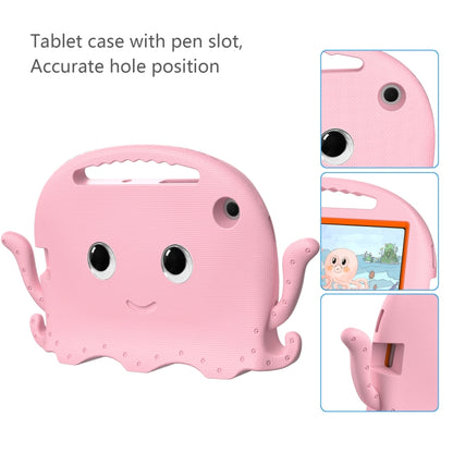 For Samsung Galaxy Tab A7 10.4 T500 / T505 Octopus Style EVA + PC Tablet Case with Strap(Pink) by bashfashion