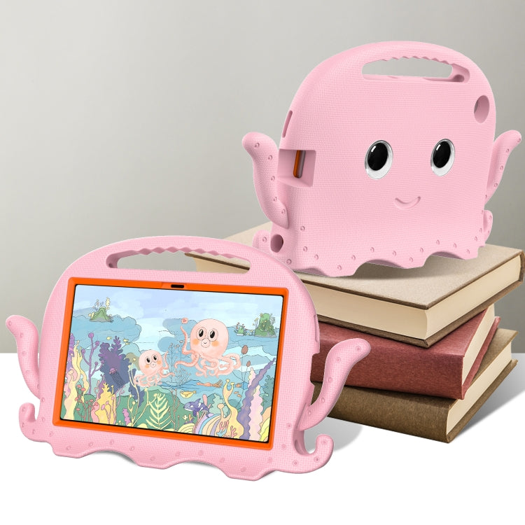 For Samsung Galaxy Tab A7 10.4 T500 / T505 Octopus Style EVA + PC Tablet Case with Strap(Pink) by bashfashion