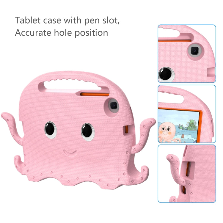 For Samsung Galaxy Tab A7 Lite 8.7 T220 / T225 Octopus EVA + PC Tablet Case with Strap(Pink) by bashfashion