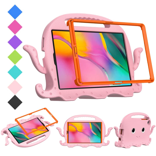 For Samsung Galaxy Tab A 8.0 T290 / T295 2019 Octopus EVA + PC Tablet Case with Strap(Pink) by bashfashion