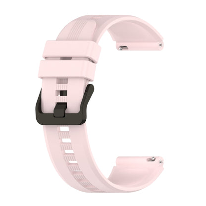 For Huawei Watch GT2 46MM 22mm Vertical Silicone Watch band(Pink) by bashfashion