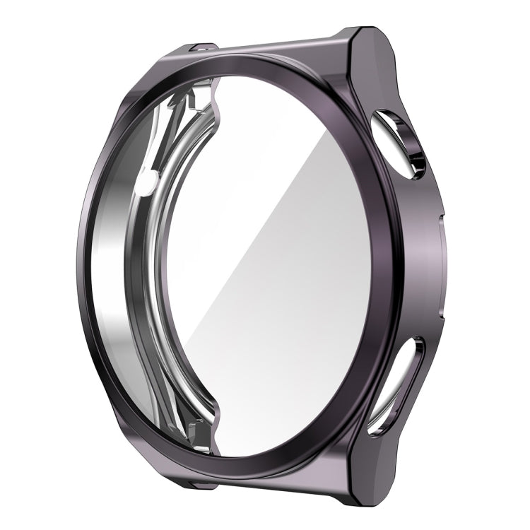 For Huawei Watch GT 3 Pro 46mm ENKAY Full Coverage Electroplated Soft TPU Case with Screen Protection(Grey) by ENKAY