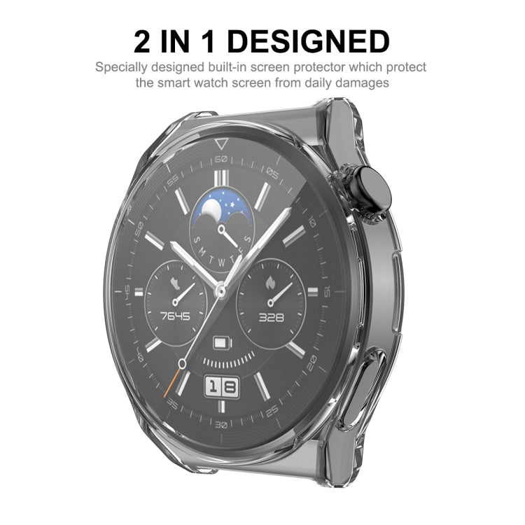 For Huawei Watch GT 3 Pro 46mm ENKAY Full Coverage Transparent Soft TPU Case with Screen Protection by ENKAY