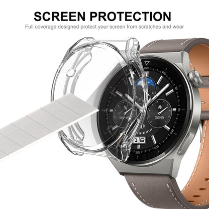 For Huawei Watch GT 3 Pro 46mm ENKAY Full Coverage Transparent Soft TPU Case with Screen Protection by ENKAY