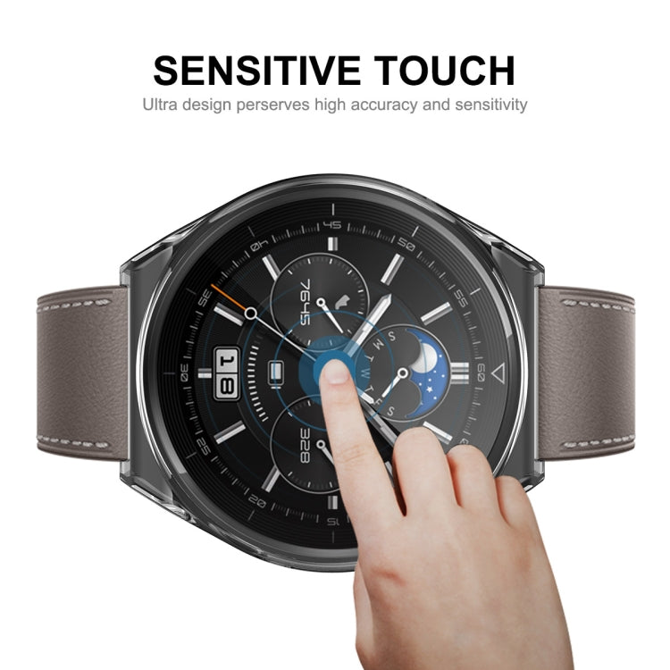 For Huawei Watch GT 3 Pro 46mm ENKAY Full Coverage Transparent Soft TPU Case with Screen Protection by ENKAY