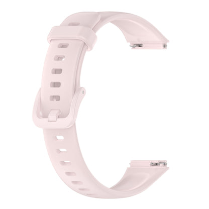 For Huawei Band 7 Solid Color Silicone Watch Band(Pink) by bashfashion