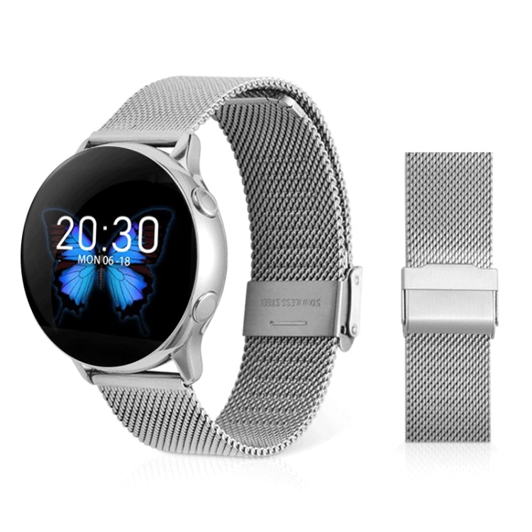 For Huawei Watch GT 3 Pro 46mm 22mm Milan Steel Mesh Double Buckle Watch Band(Silver) by bashfashion