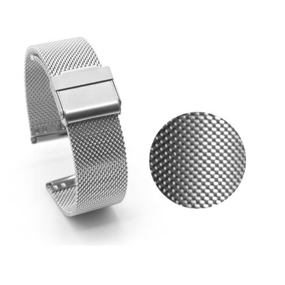For Huawei Watch GT 3 Pro 46mm 22mm Milan Steel Mesh Double Buckle Watch Band(Silver) by bashfashion