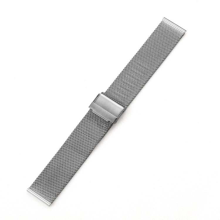 For Huawei Watch GT 3 Pro 43mm 20mm Milan Steel Mesh Double Buckle Watch Band(Silver) by bashfashion