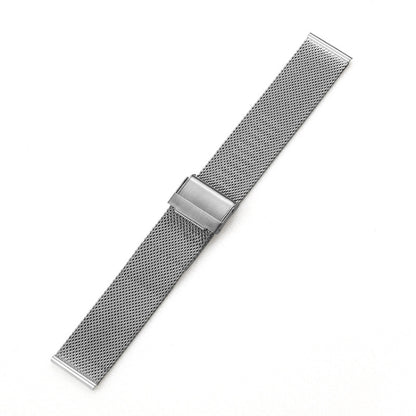 For Huawei Watch GT 3 Pro 43mm 20mm Milan Steel Mesh Double Buckle Watch Band(Silver) by bashfashion