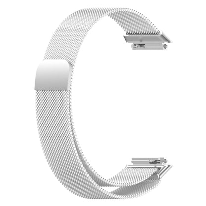 For Huawei Band 7 Milan Magnetic Watch Band(Silver) by bashfashion