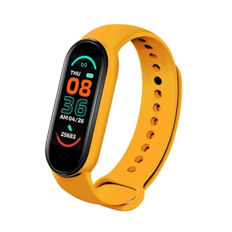 M7 0.96 inch Color Screen Smart Watch,Support Heart Rate Monitoring/Blood Pressure Monitoring(Yellow) by bashfashion