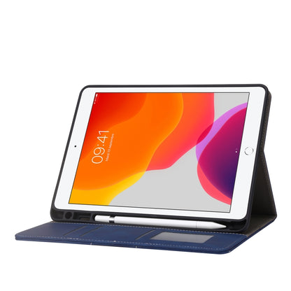 Calf Texture Horizontal Flip Leather Tablet Case For iPad Air / Air 2 / Pro 9.7 (Dark Blue) by bashfashion