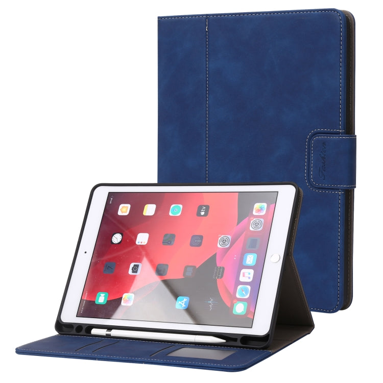 Calf Texture Horizontal Flip Leather Tablet Case For iPad Air 3 10.5 / Pro 10.5(Dark Blue) by bashfashion