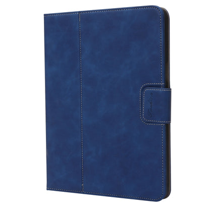 Calf Texture Horizontal Flip Leather Tablet Case For iPad Air 2022 / 2020 10.9(Dark Blue) by bashfashion