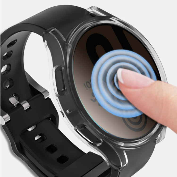 For Samsung Galaxy Watch 5 44mm Shockproof TPU Protective Watch Case(Transparent) by bashfashion