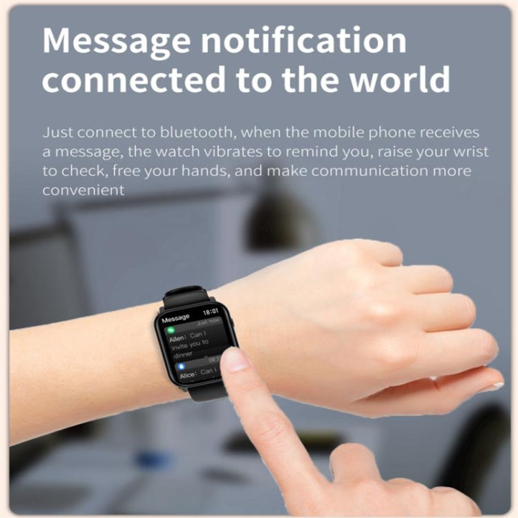 Q28 1.8 inch Color Screen Smart Watch,Support Heart Rate Monitoring / Blood Pressure Monitoring(Green) by bashfashion