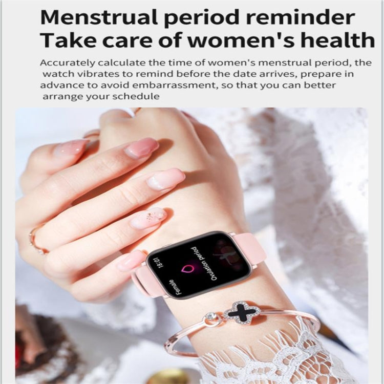 Q28 1.8 inch Color Screen Smart Watch,Support Heart Rate Monitoring / Blood Pressure Monitoring(Black) by bashfashion