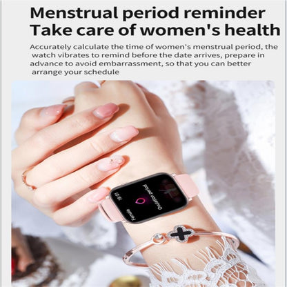 Q28 1.8 inch Color Screen Smart Watch,Support Heart Rate Monitoring / Blood Pressure Monitoring(Green) by bashfashion