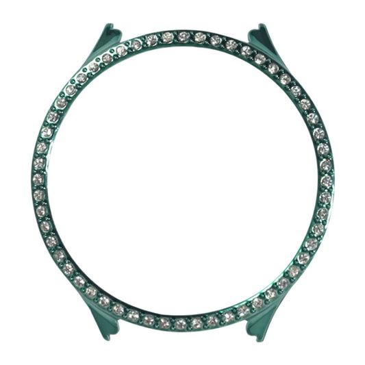 For Samsung Galaxy Watch 5 44mm TPU Shockproof Silicone Case With Diamond(Green) by bashfashion