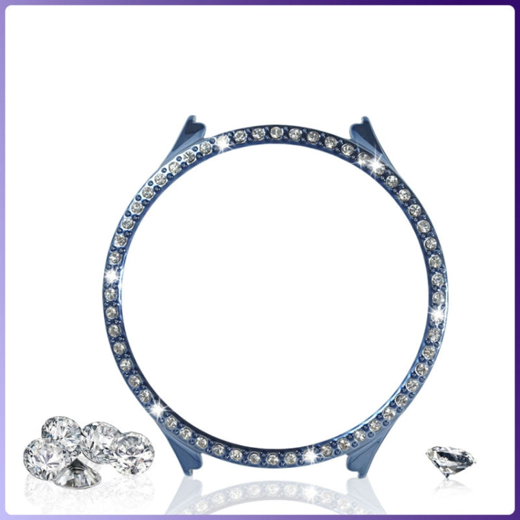 For Samsung Galaxy Watch 5 44mm TPU Shockproof Silicone Case With Diamond(Sliver) by bashfashion