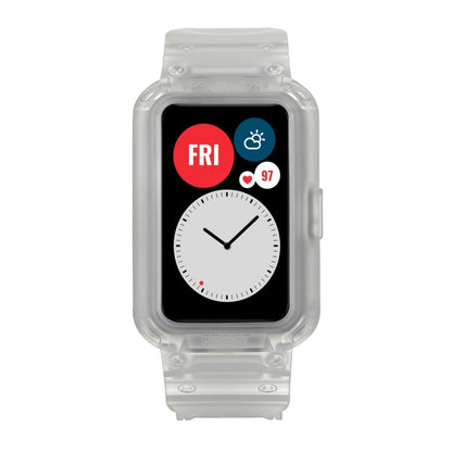 For Huawei Watch Fit 2020 / Honor Watch ES 2020 JSM Integrated TPU Adjustable Elastic Watch Band (Translucent) by bashfashion