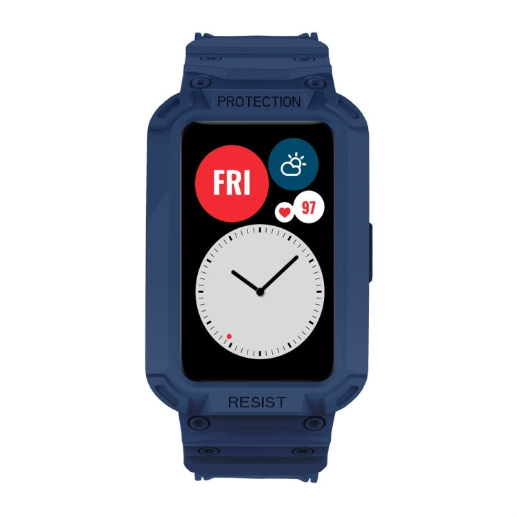 For Huawei Watch Fit 2020 / Honor Watch ES 2020 JSM Integrated TPU Adjustable Elastic Watch Band (Translucent) by bashfashion