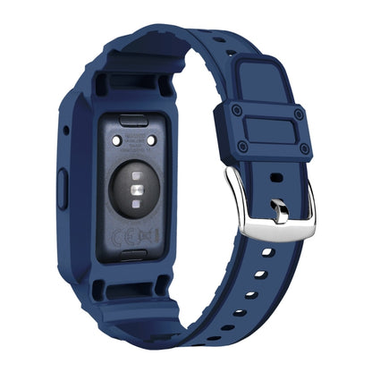 For Huawei Watch Fit 2020 / Honor Watch ES 2020 JSM Integrated TPU Adjustable Elastic Watch Band (Dark Blue) by bashfashion