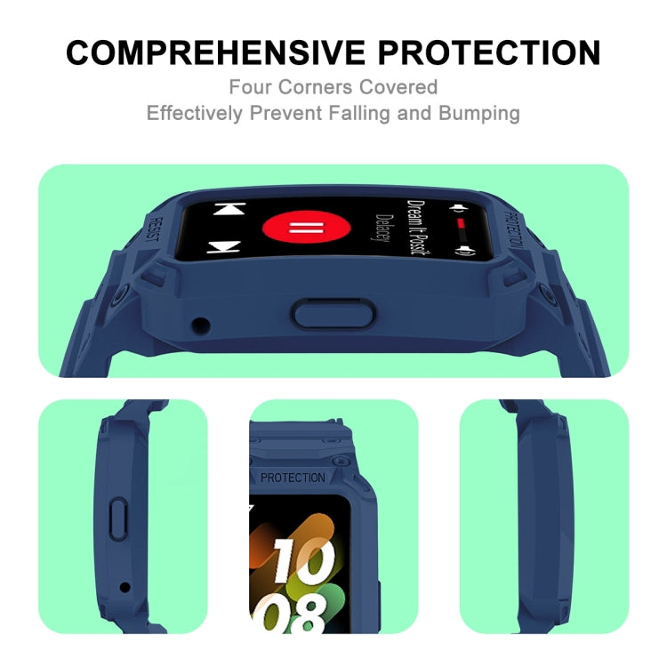 For Huawei Band 6 / 7 / Honor Band 6 JSM Integrated TPU Adjustable Elastic Watch Band (Translucent) by bashfashion