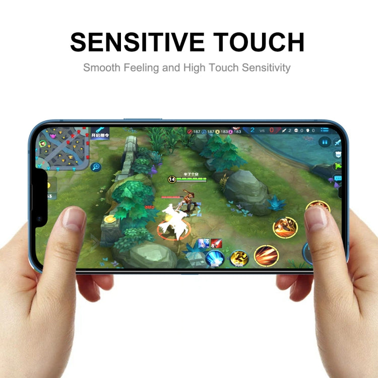 For iPhone 16e / 14 / 13 / 13 Pro ENKAY 6D Full Glue Tempered Glass Full Film by ENKAY