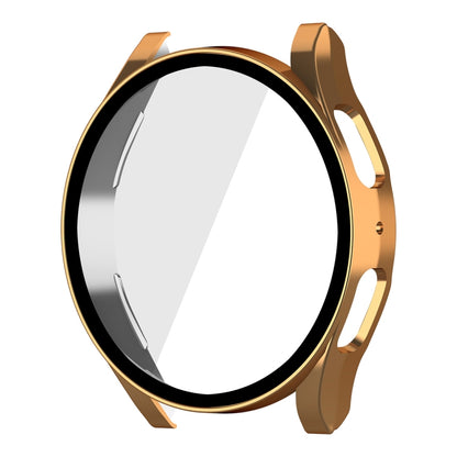 For Samsung Galaxy Watch5 40mm ENKAY Hat-Prince Full Coverage PC Frame + 9H Tempered Glass Case(Rose Gold) by ENKAY