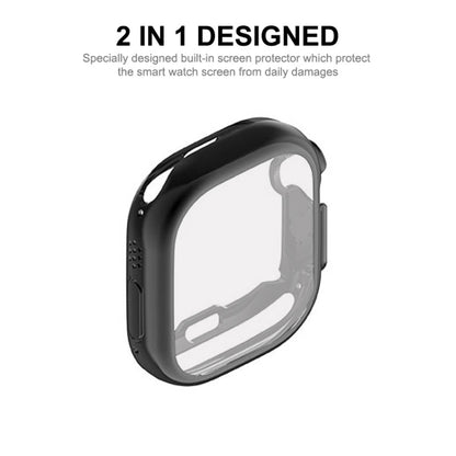 ENKAY Transparent TPU Case with Screen Film For Apple Watch Ultra 3 / 2 / 1 49mm by ENKAY