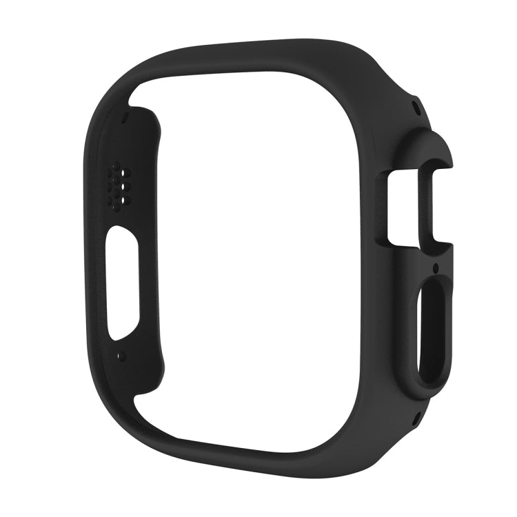 For Apple Watch Ultra 3 / 2 / 1 49mm ENKAY 2 in 1 PC Case + Full Coverage 9H Tempered Glass Film(Black) by ENKAY