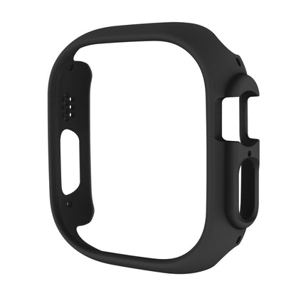 For Apple Watch Ultra 3 / 2 / 1 49mm ENKAY 2 in 1 PC Case + Full Coverage 9H Tempered Glass Film(Black) by ENKAY