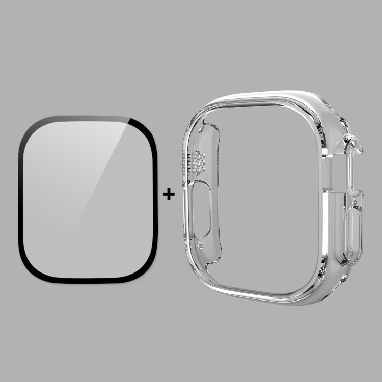 For Apple Watch Ultra 3 / 2 / 1 49mm ENKAY 2 in 1 PC Case + Full Coverage 9H Tempered Glass Film(Transparent) by ENKAY