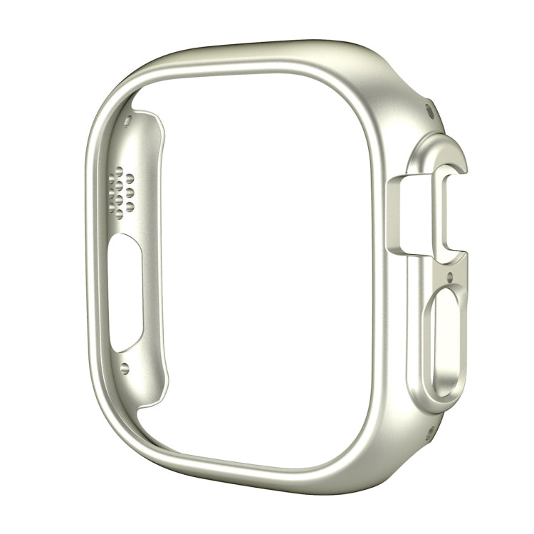 For Apple Watch Ultra 3 / 2 / 1 49mm ENKAY 2 in 1 PC Case + Full Coverage 9H Tempered Glass Film(Silver) by ENKAY