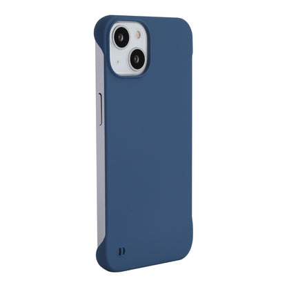 For iPhone 14 Plus ENKAY Matte Frameless PC Phone Case(Dark Blue) by ENKAY